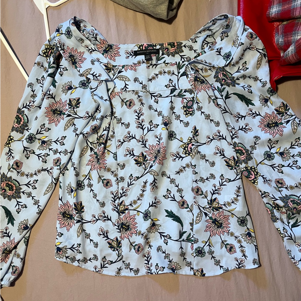 Banana Republic Floral Blouse